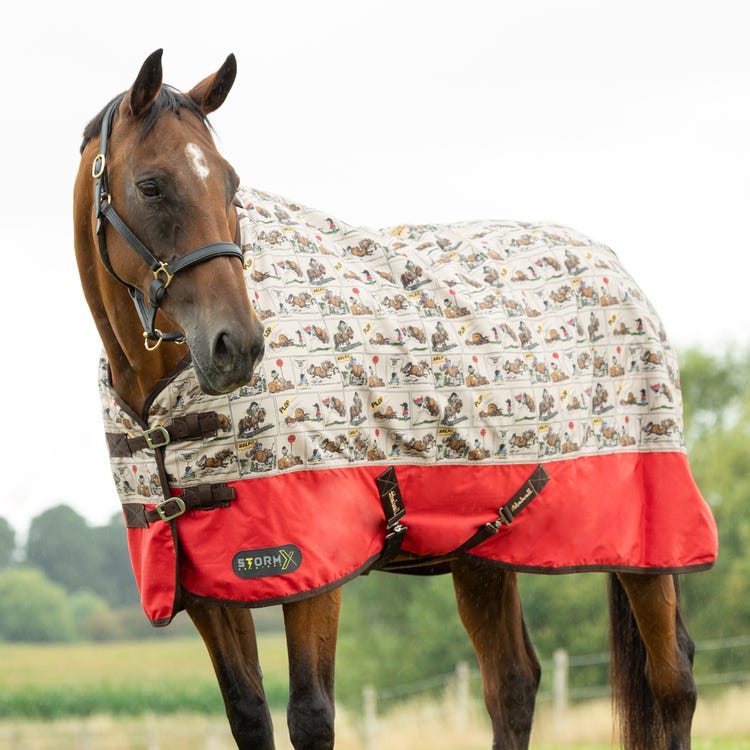 StormX Original 0 Turnout Rug - Thelwell Collection Comic Chaos image 2